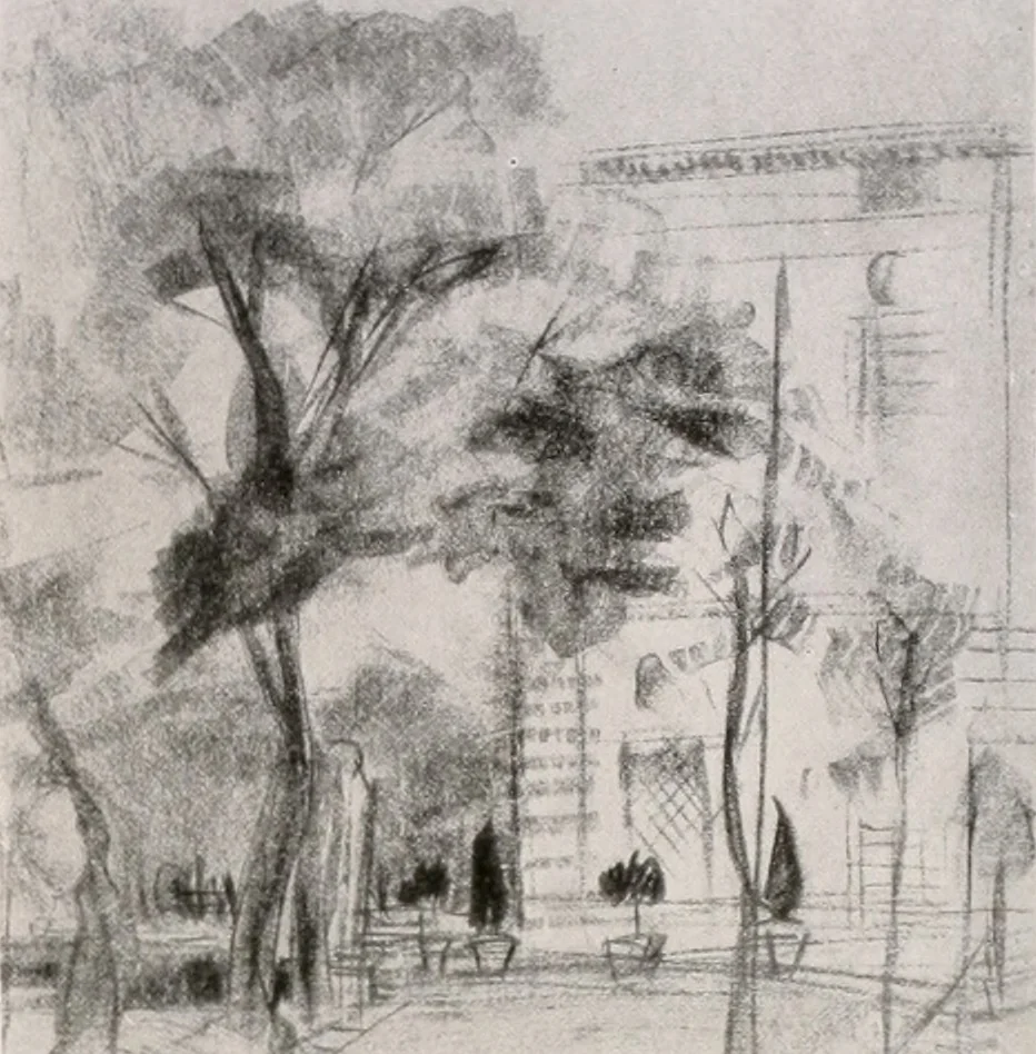 An illustration from Architect and engineer, 1905, leaf 308