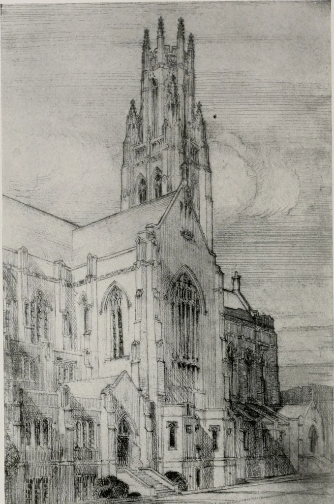 An illustration from Architect and engineer, 1905, leaf 309