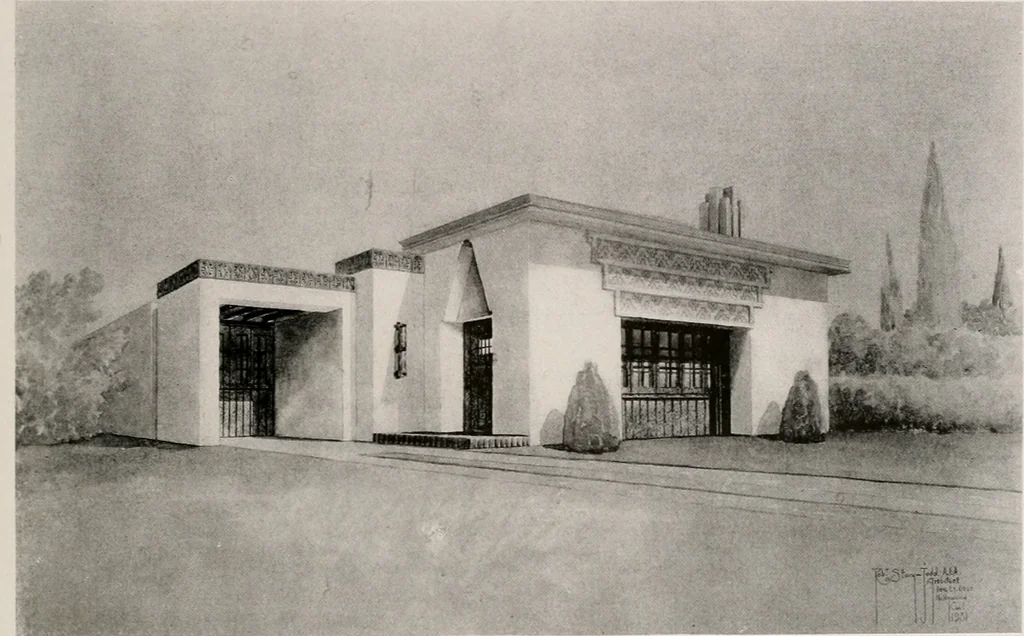 An illustration from Architect and engineer, 1905, leaf 314