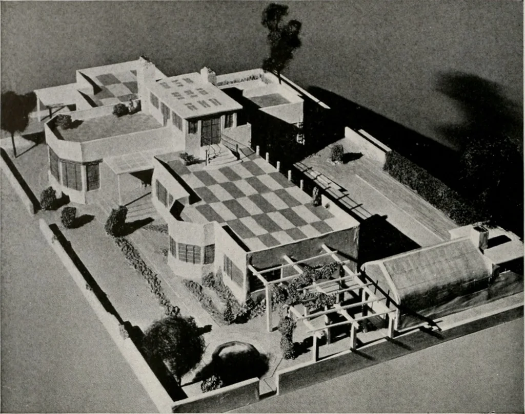 An illustration from Architect and engineer, 1905, leaf 372