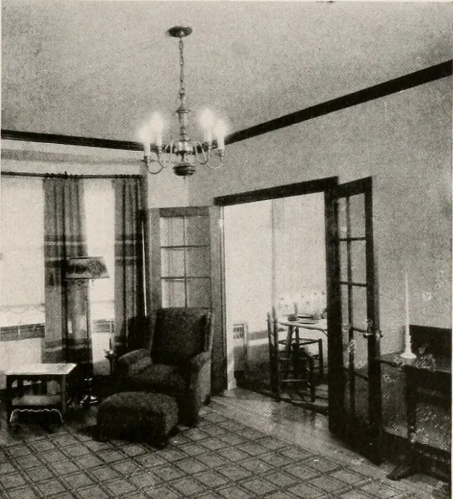 An illustration from Architect and engineer, 1905, leaf 385