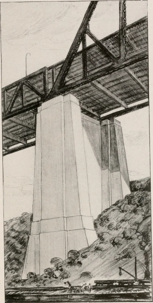 An illustration from Architect and engineer, 1905, leaf 409