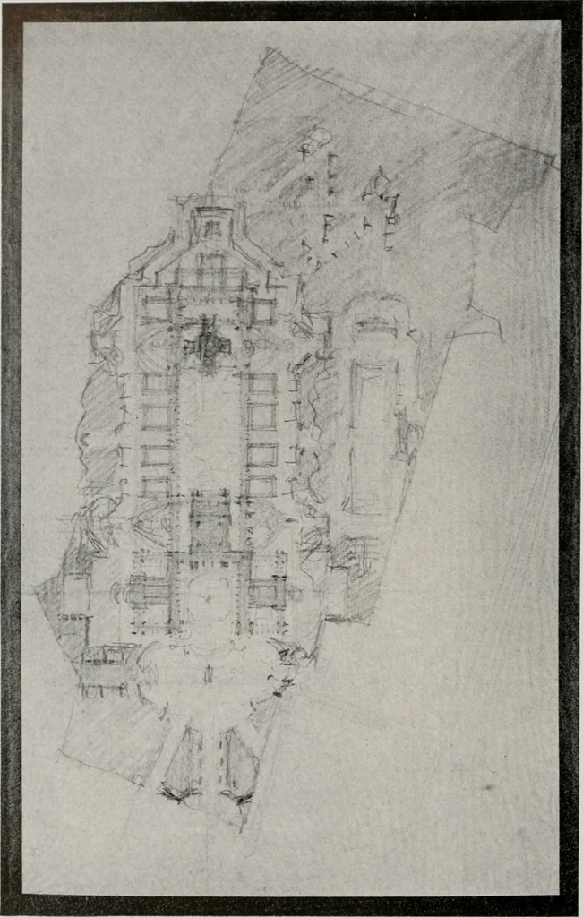 An illustration from Architect and engineer, 1905, leaf 41