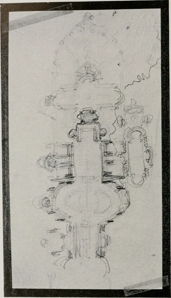 An illustration from Architect and engineer, 1905, leaf 43