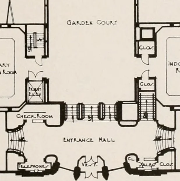 An illustration from Architect and engineer, 1905, leaf 86