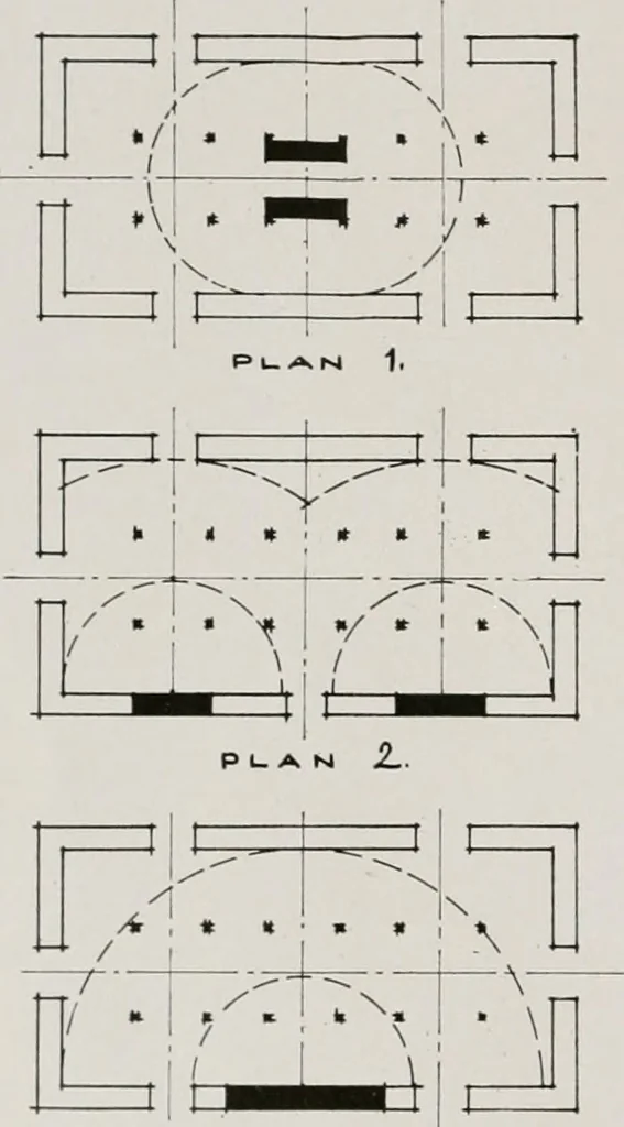 An illustration from Architect and engineer, 1905, leaf 99