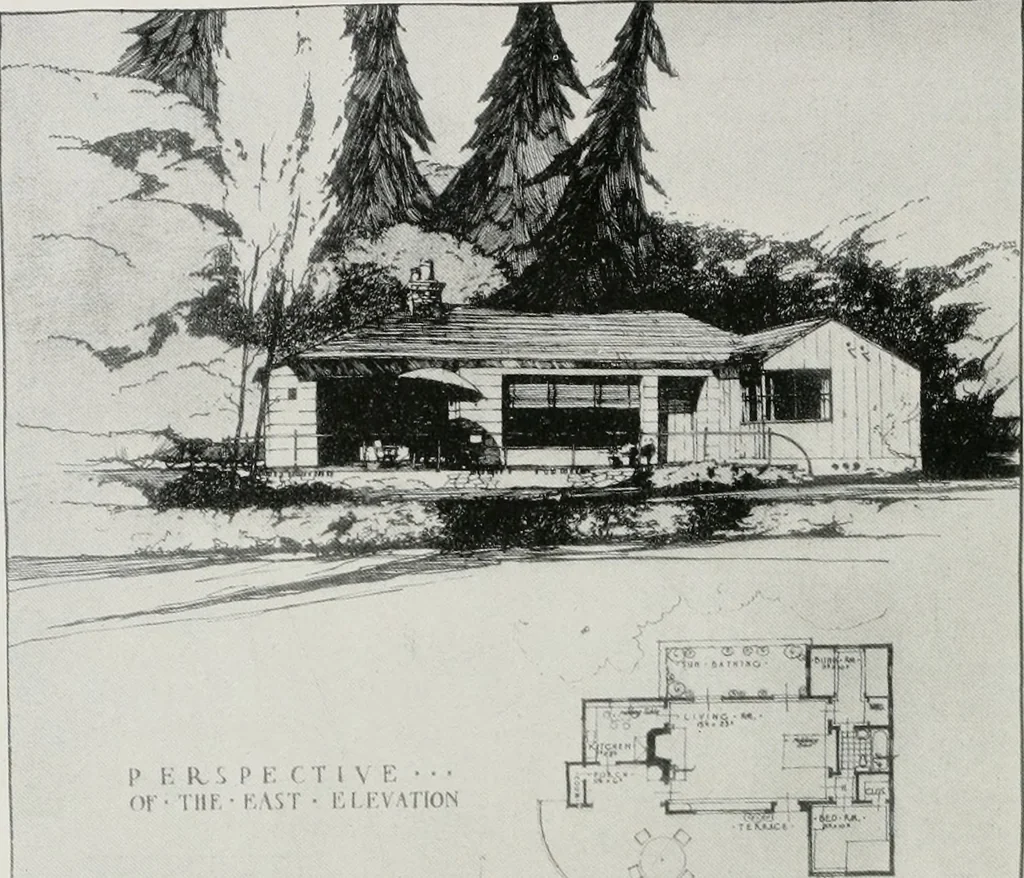 An illustration from Architect and engineer, 1905, leaf 175