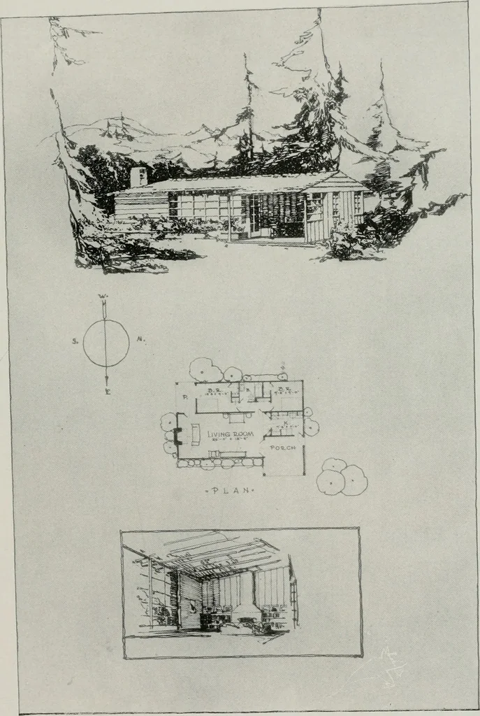 An illustration from Architect and engineer, 1905, leaf 176