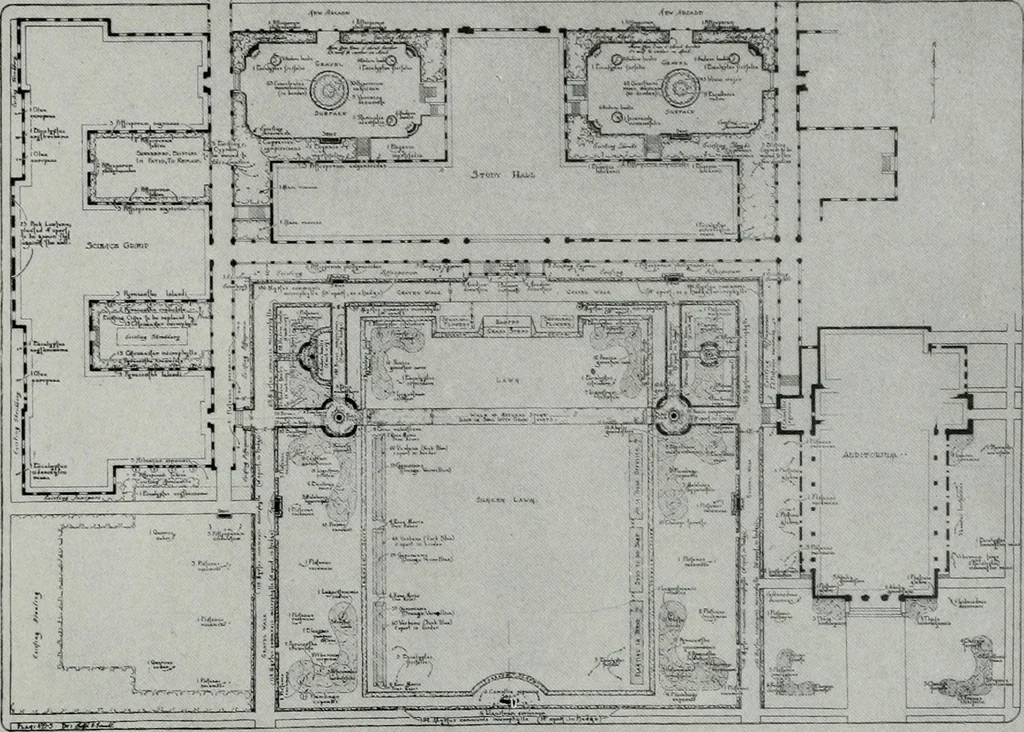 An illustration from Architect and engineer, 1905, leaf 18