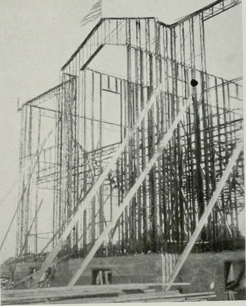 An illustration from Architect and engineer, 1905, leaf 264