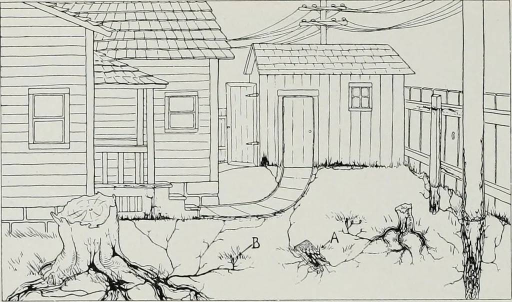 An illustration from Architect and engineer, 1905, leaf 41