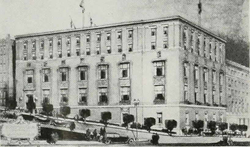 An illustration from Architect and engineer, 1905, leaf 425