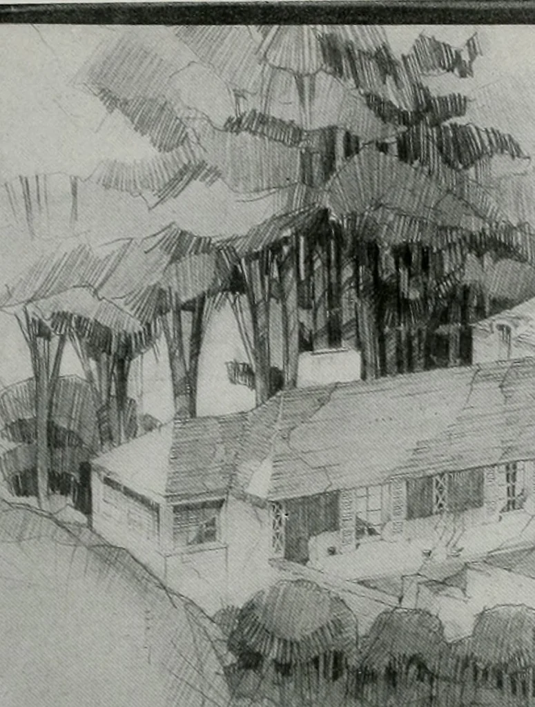 An illustration from Architect and engineer, 1905, leaf 92