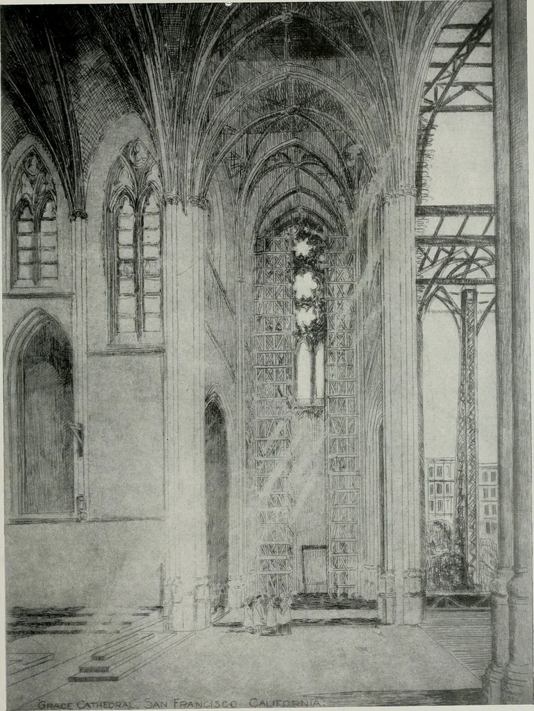 An illustration from Architect and engineer, 1905, leaf 164
