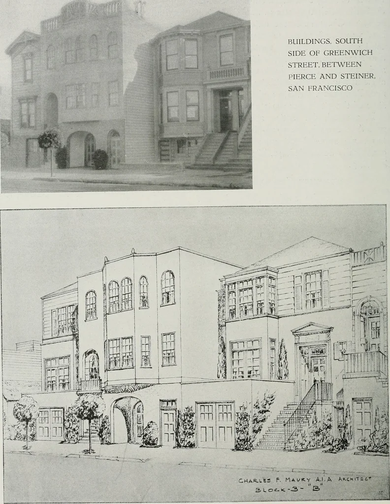 An illustration from Architect and engineer, 1905, leaf 243