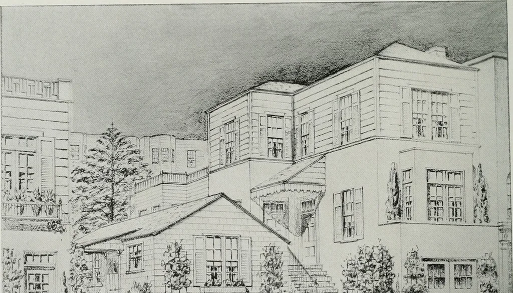 An illustration from Architect and engineer, 1905, leaf 245