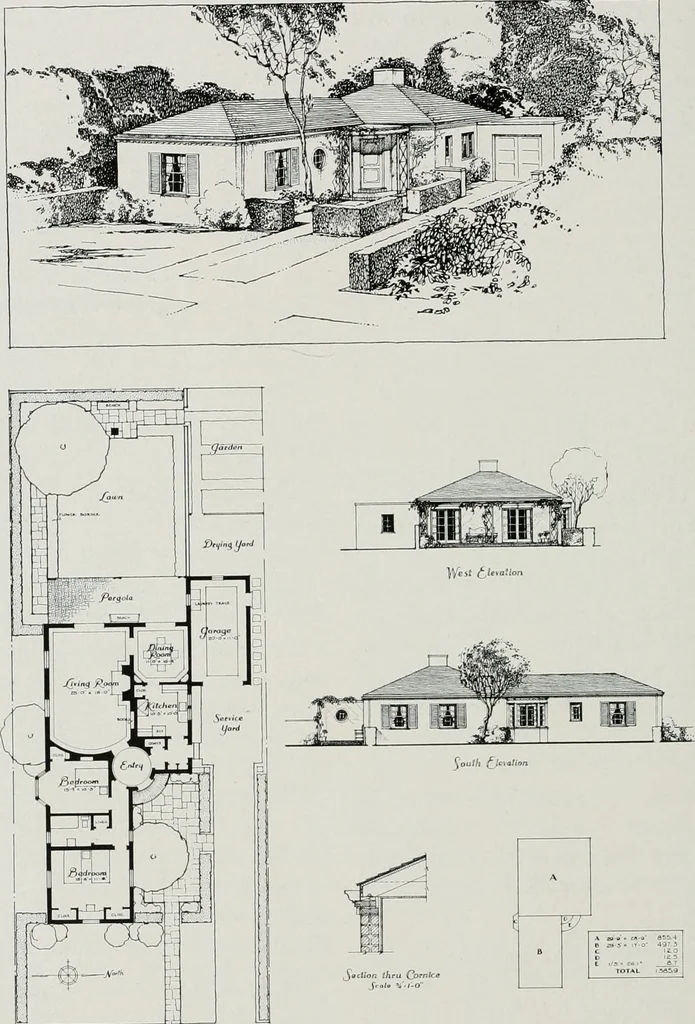 An illustration from Architect and engineer, 1905, leaf 253