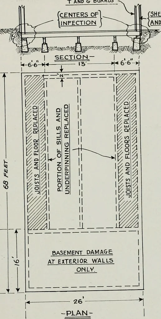 An illustration from Architect and engineer, 1905, leaf 346
