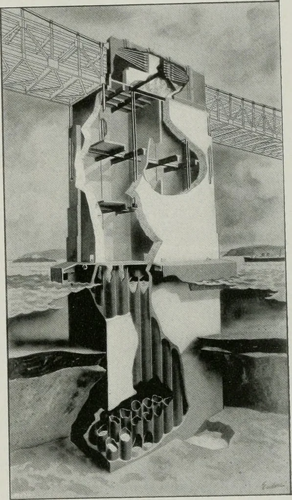 An illustration from Architect and engineer, 1905, leaf 356
