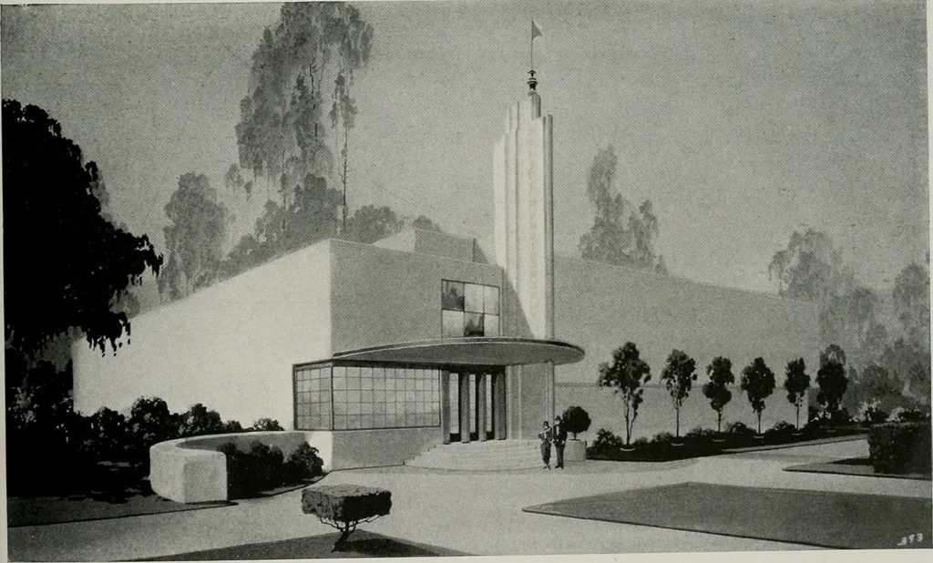 An illustration from Architect and engineer, 1905, leaf 394
