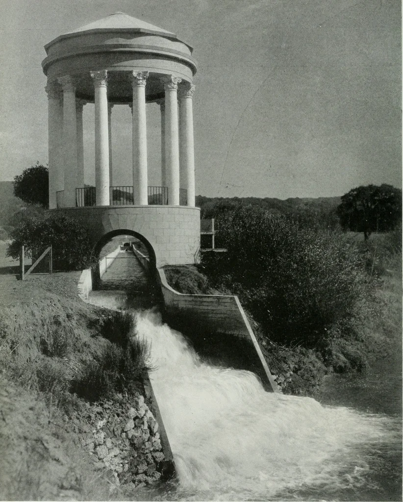 An illustration from Architect and engineer, 1905, leaf 83