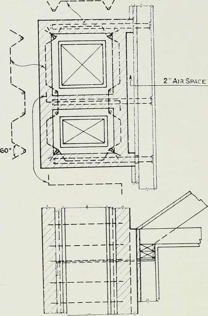 An illustration from Architect and engineer, 1905, leaf 95