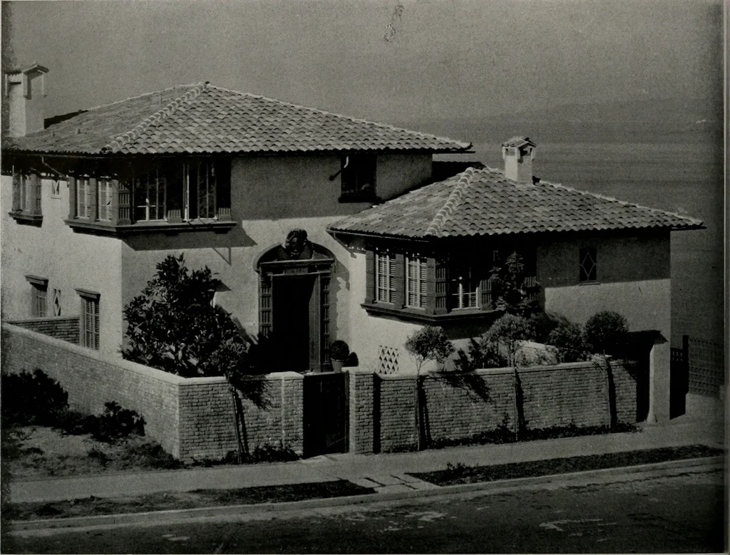 An illustration from Architect and engineer, 1905, leaf 111
