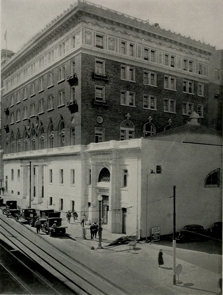 An illustration from Architect and engineer, 1905, leaf 119