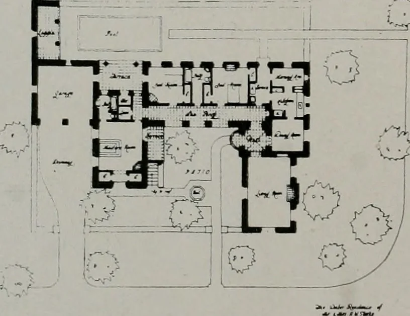 An illustration from Architect and engineer, 1905, leaf 165