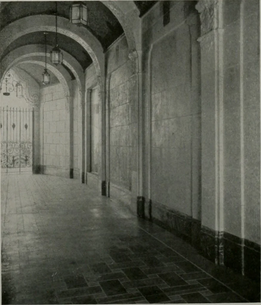 An illustration from Architect and engineer, 1905, leaf 178