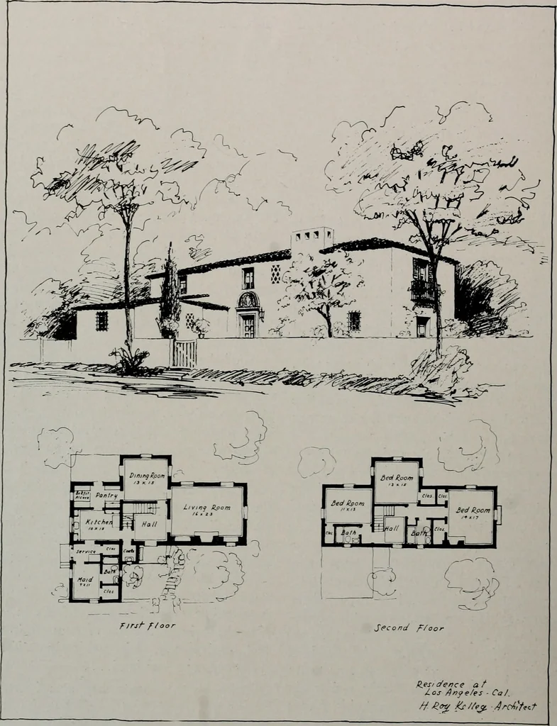 An illustration from Architect and engineer, 1905, leaf 193
