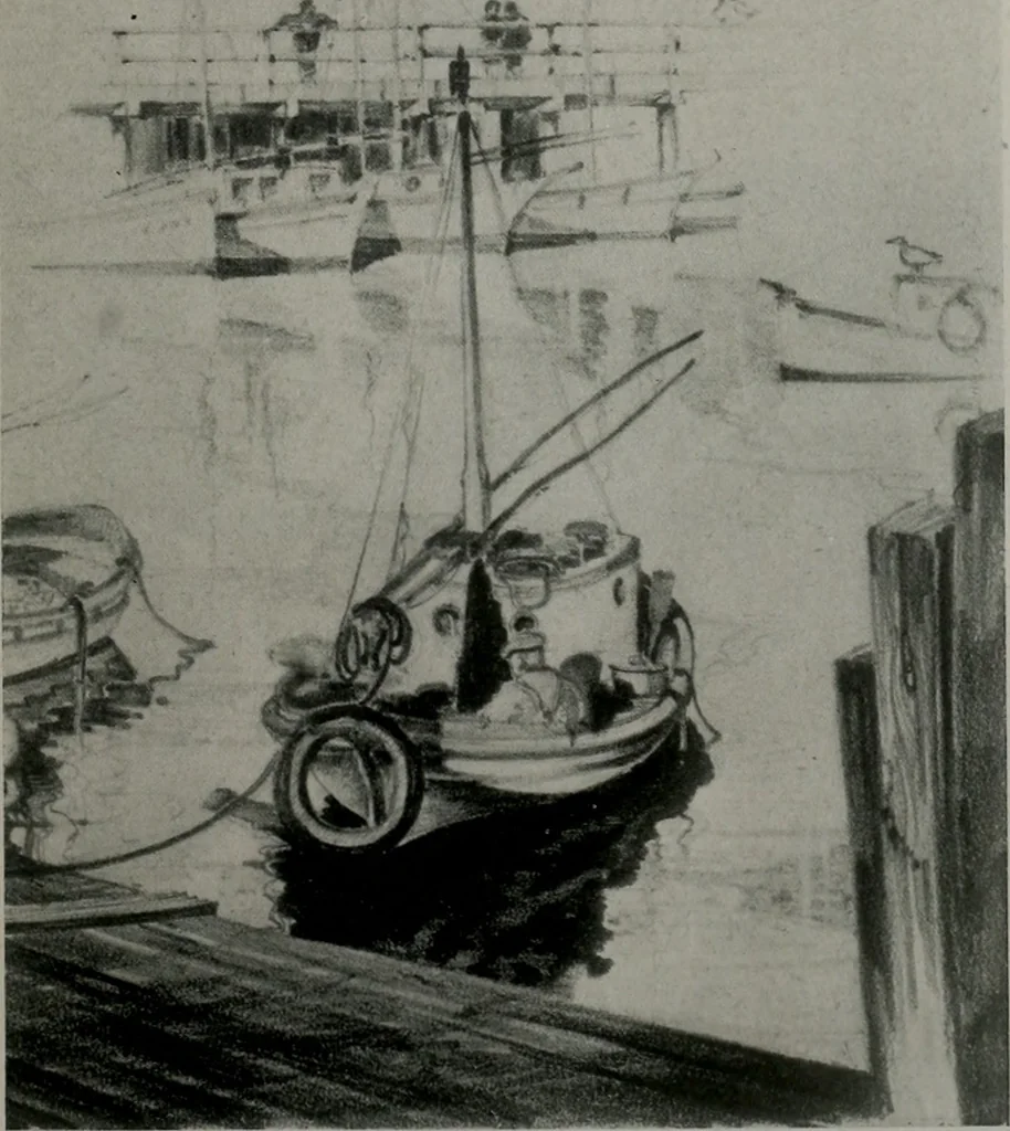 An illustration from Architect and engineer, 1905, leaf 196