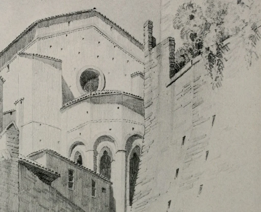 An illustration from Architect and engineer, 1905, leaf 201