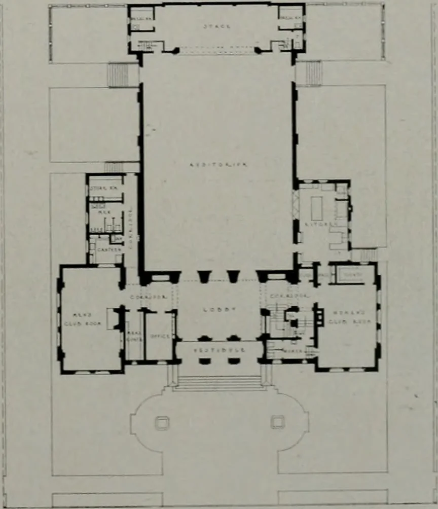 An illustration from Architect and engineer, 1905, leaf 324