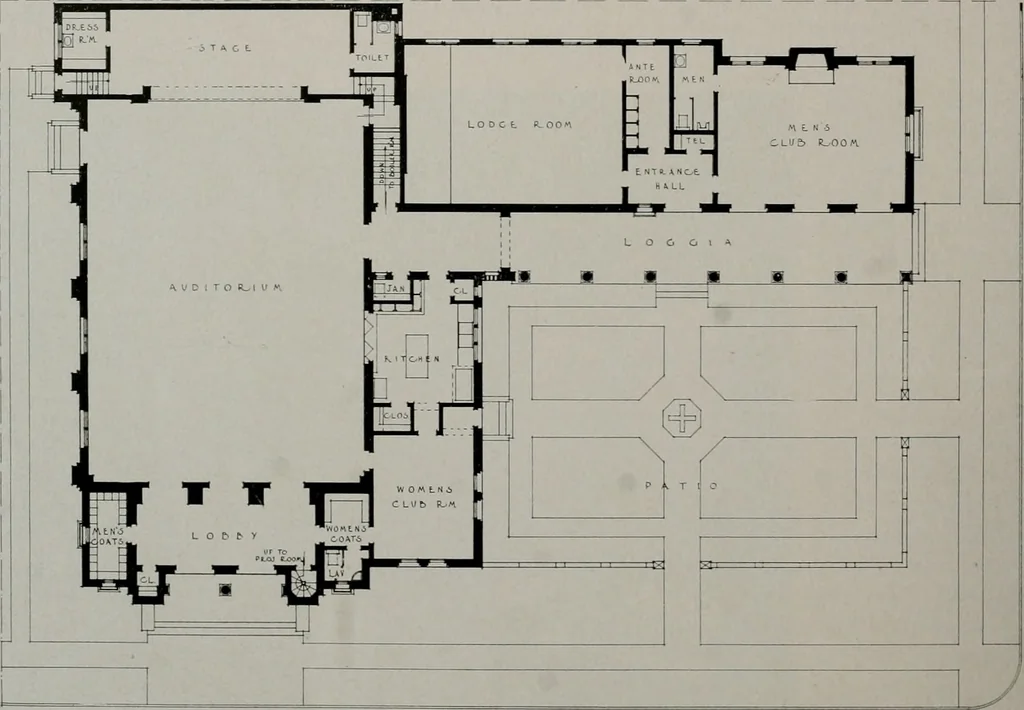 An illustration from Architect and engineer, 1905, leaf 327