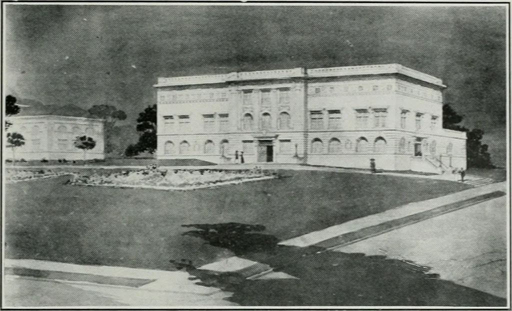 An illustration from The Architect & engineer of California and the Pacific Coast, 1905, leaf 112