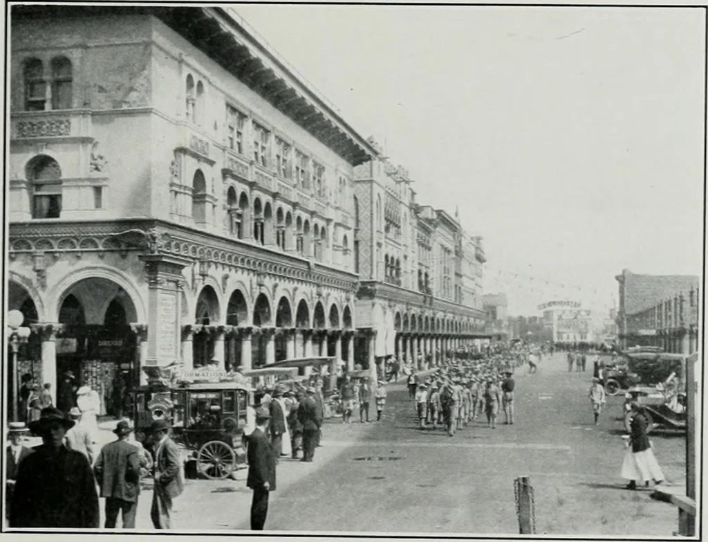 An illustration from The Architect & engineer of California and the Pacific Coast, 1905, leaf 120
