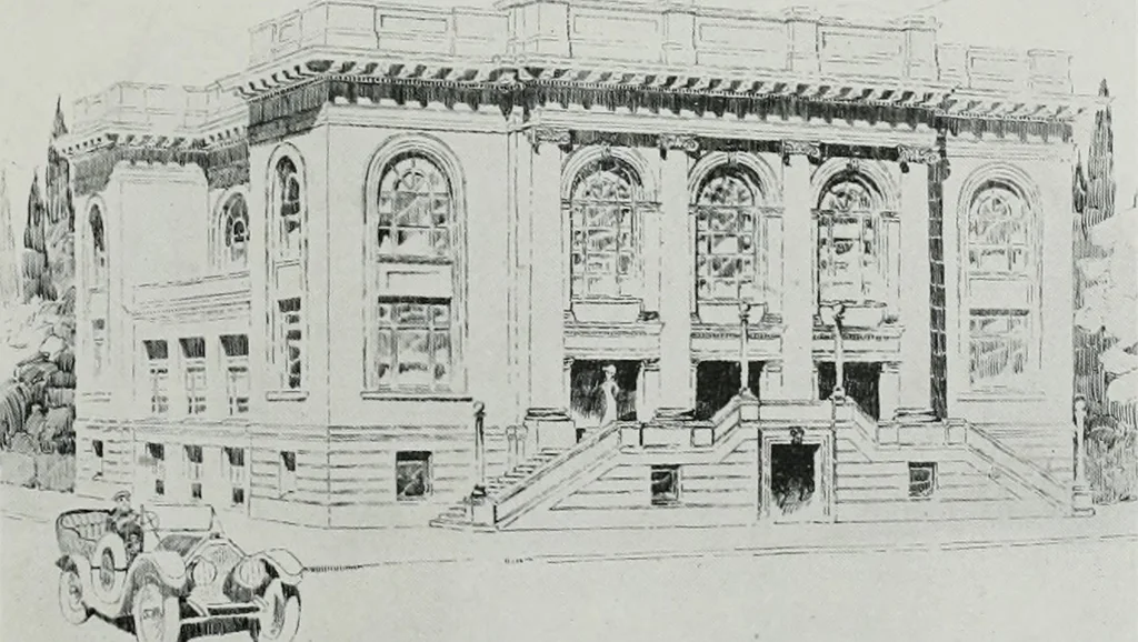 An illustration from The Architect & engineer of California and the Pacific Coast, 1905, leaf 122