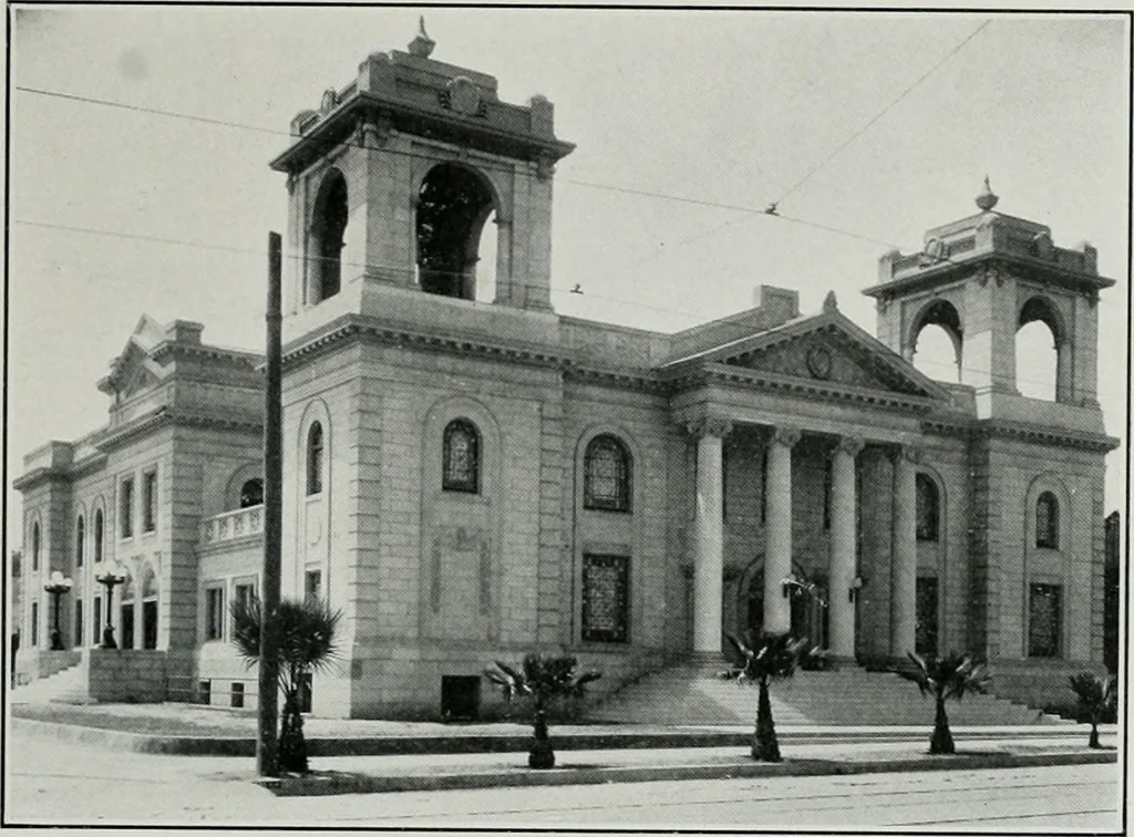 An illustration from The Architect & engineer of California and the Pacific Coast, 1905, leaf 124