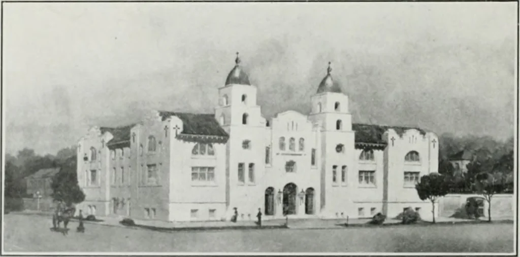 An illustration from The Architect & engineer of California and the Pacific Coast, 1905, leaf 125