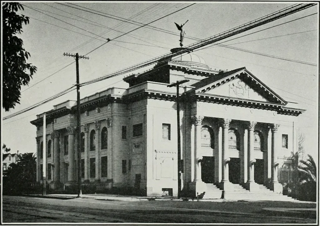 An illustration from The Architect & engineer of California and the Pacific Coast, 1905, leaf 128