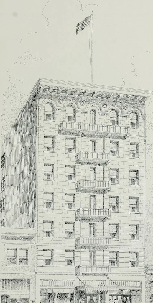 An illustration from The Architect & engineer of California and the Pacific Coast, 1905, leaf 14