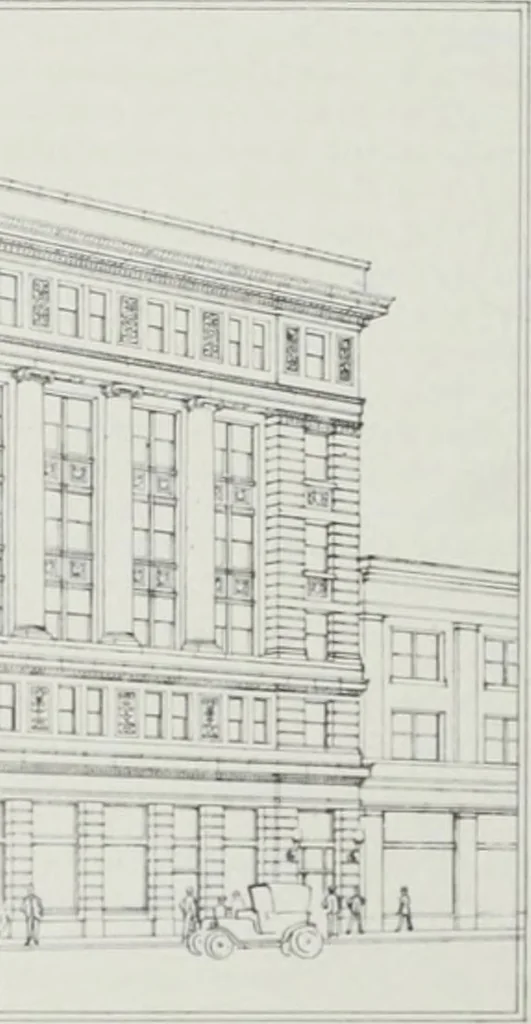 An illustration from The Architect & engineer of California and the Pacific Coast, 1905, leaf 141