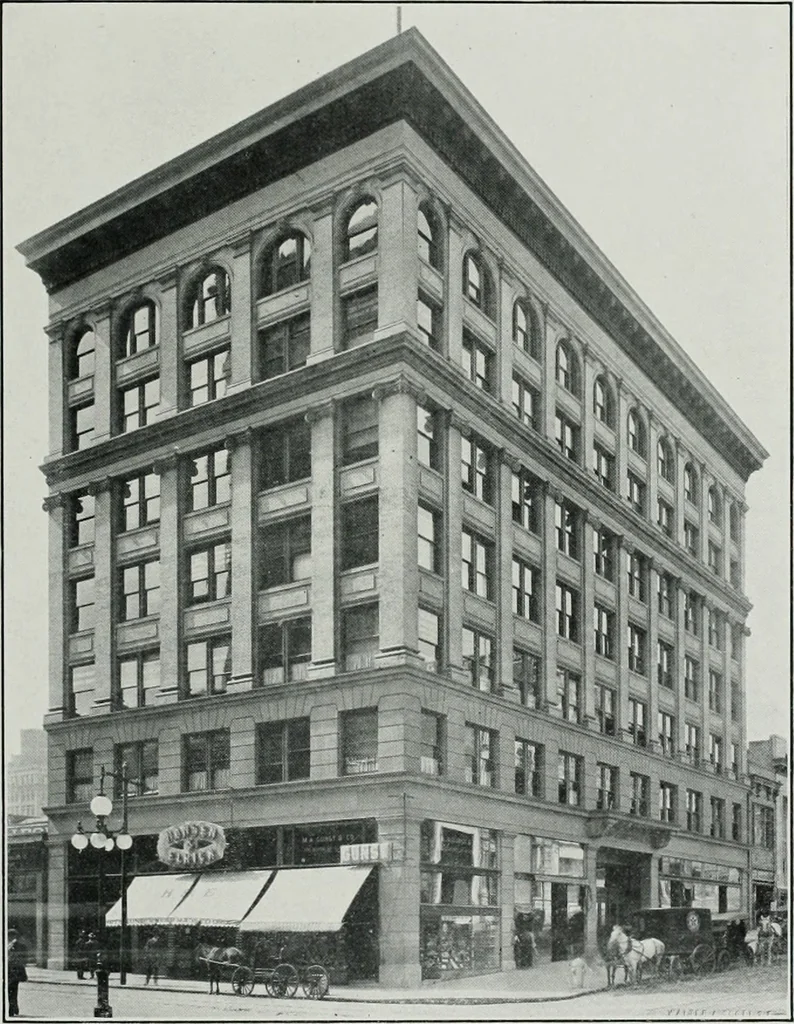 An illustration from The Architect & engineer of California and the Pacific Coast, 1905, leaf 16