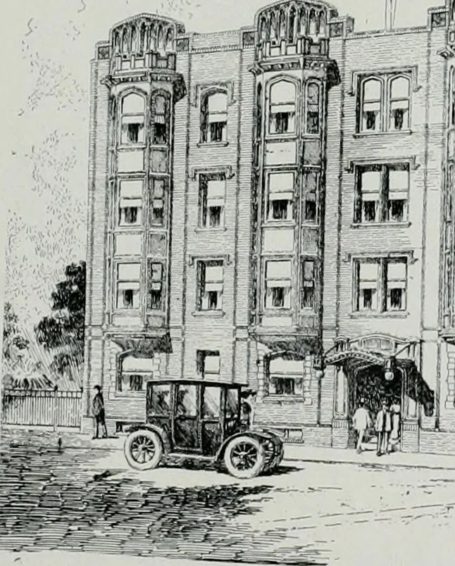 An illustration from The Architect & engineer of California and the Pacific Coast, 1905, leaf 164