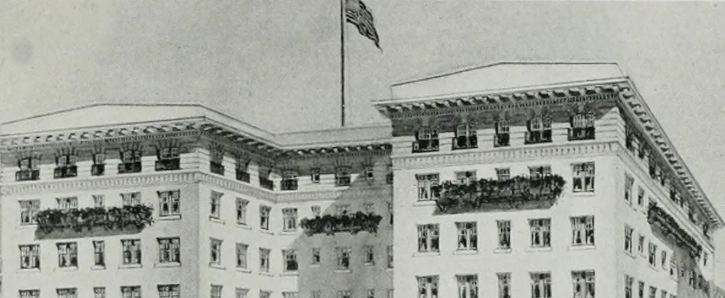 An illustration from The Architect & engineer of California and the Pacific Coast, 1905, leaf 166