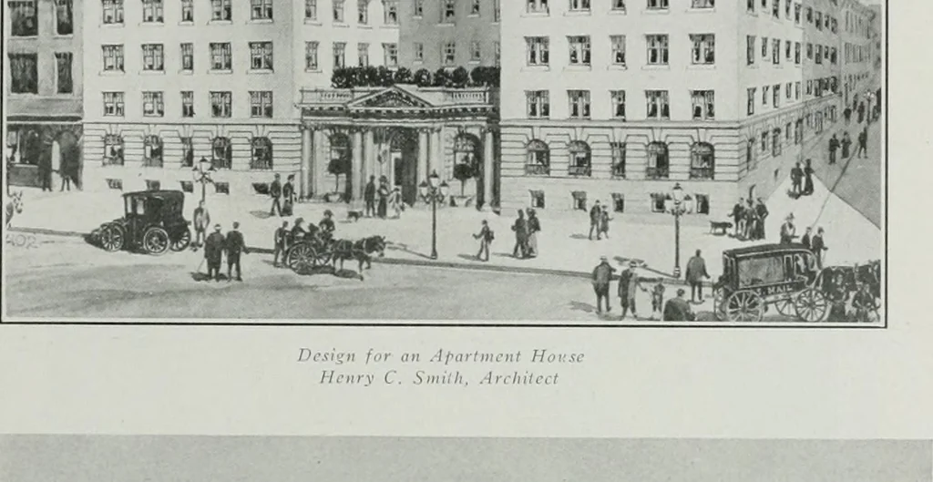 An illustration from The Architect & engineer of California and the Pacific Coast, 1905, leaf 166
