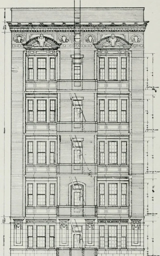 An illustration from The Architect & engineer of California and the Pacific Coast, 1905, leaf 169