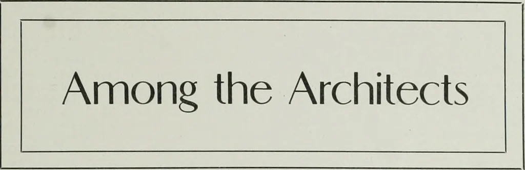 An illustration from The Architect & engineer of California and the Pacific Coast, 1905, leaf 174