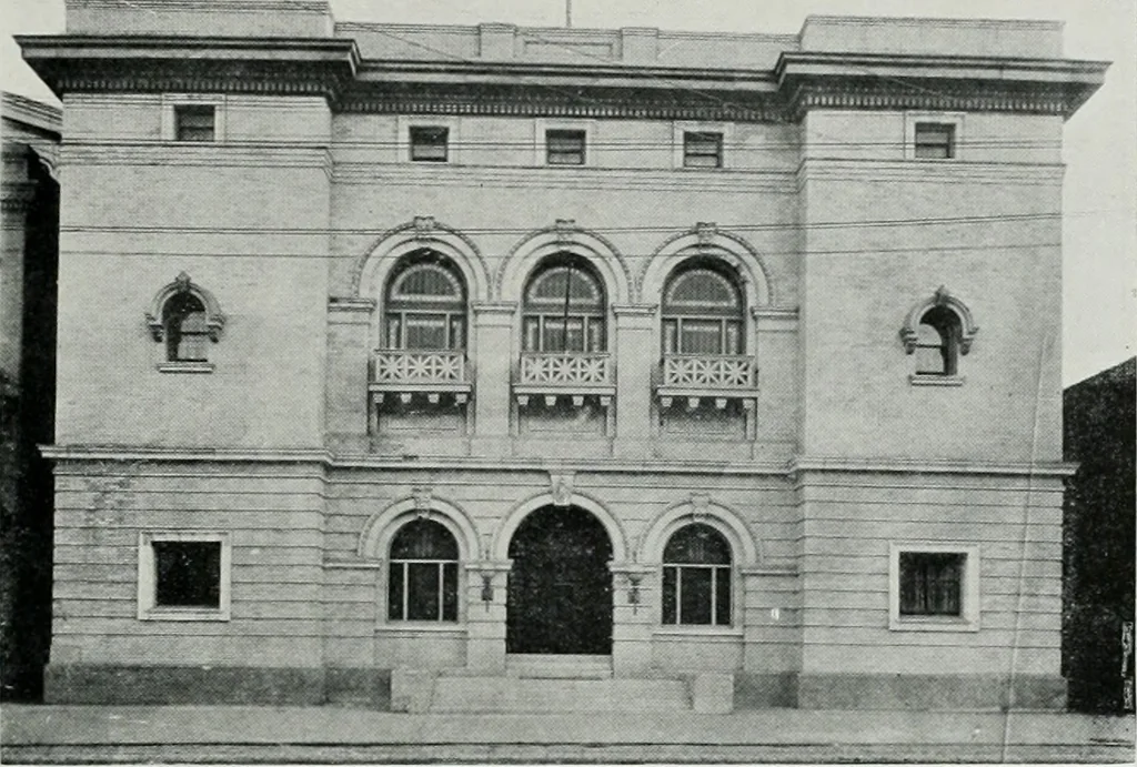 An illustration from The Architect & engineer of California and the Pacific Coast, 1905, leaf 20